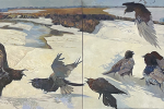 Ravens in the Snow